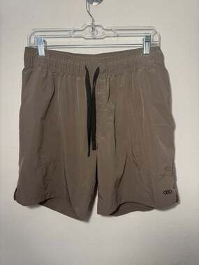 LEG3ND Men's Brown Performance Active Shorts